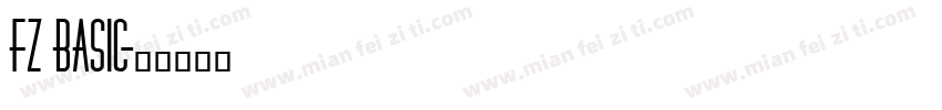 FZ BASIC字体转换
